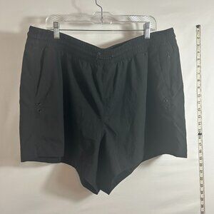Old Navy Active StretchTech black pocketed athletic shorts w/ zippered pocket 2X